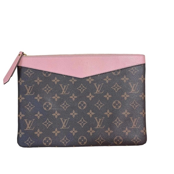 Louis Vuitton Daily Pouch Damier Ebene Rose Poudre - Picture 1 of 10
